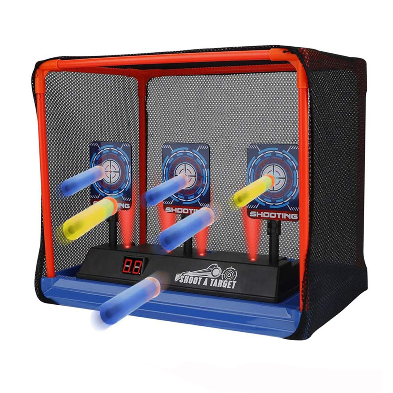 Amazon.co.jp: 電子ターゲット 的あて ナーフ対応 電子銃射撃